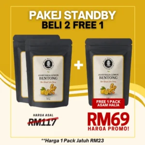 Asam Halia (Beli 2 Percuma 1)
