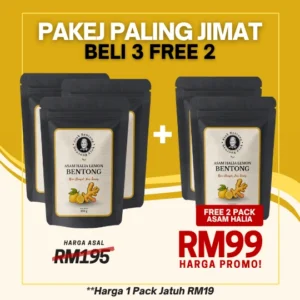Asam Halia (Beli 3 Percuma 2)